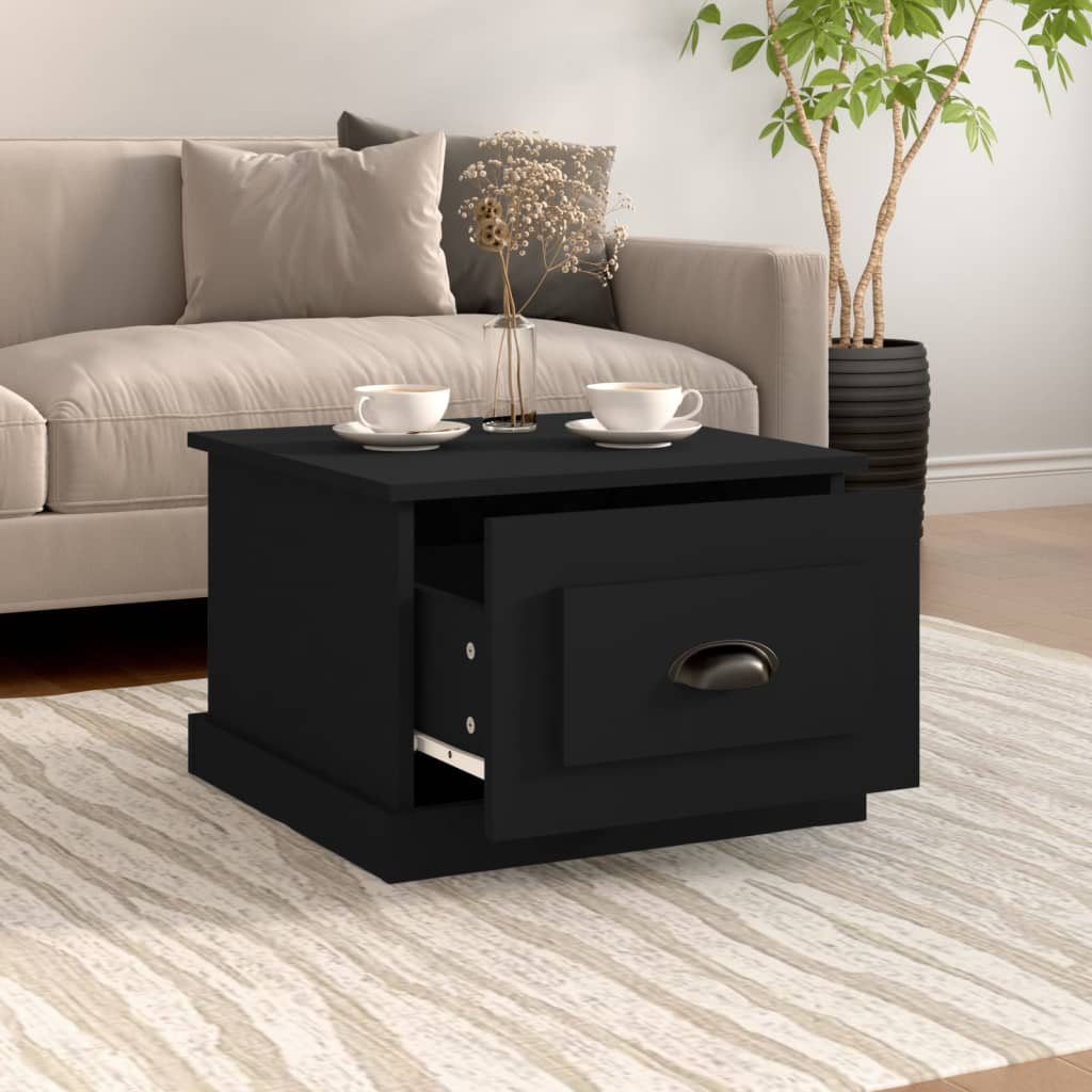 Black wooden table 50x50x35 cm