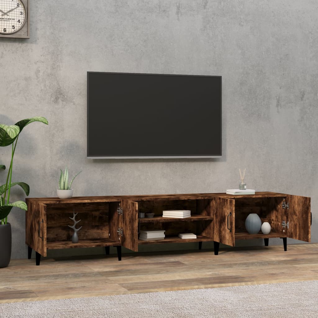 TV furniture smoked oak oak 180x31,5x40cm