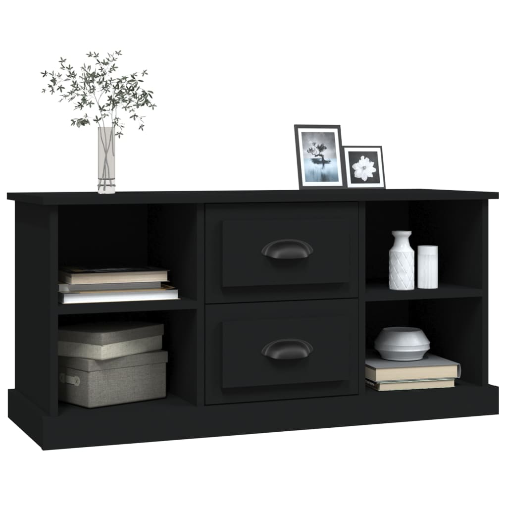 Mueble para TV madera negro 99,5x35,5x48 cm vidaXL