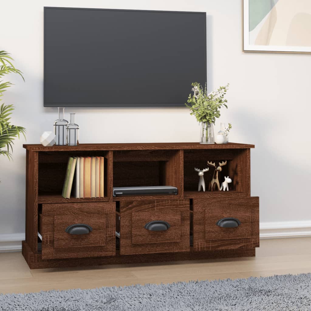 Mobili tv brown legno 100x35x50 cm