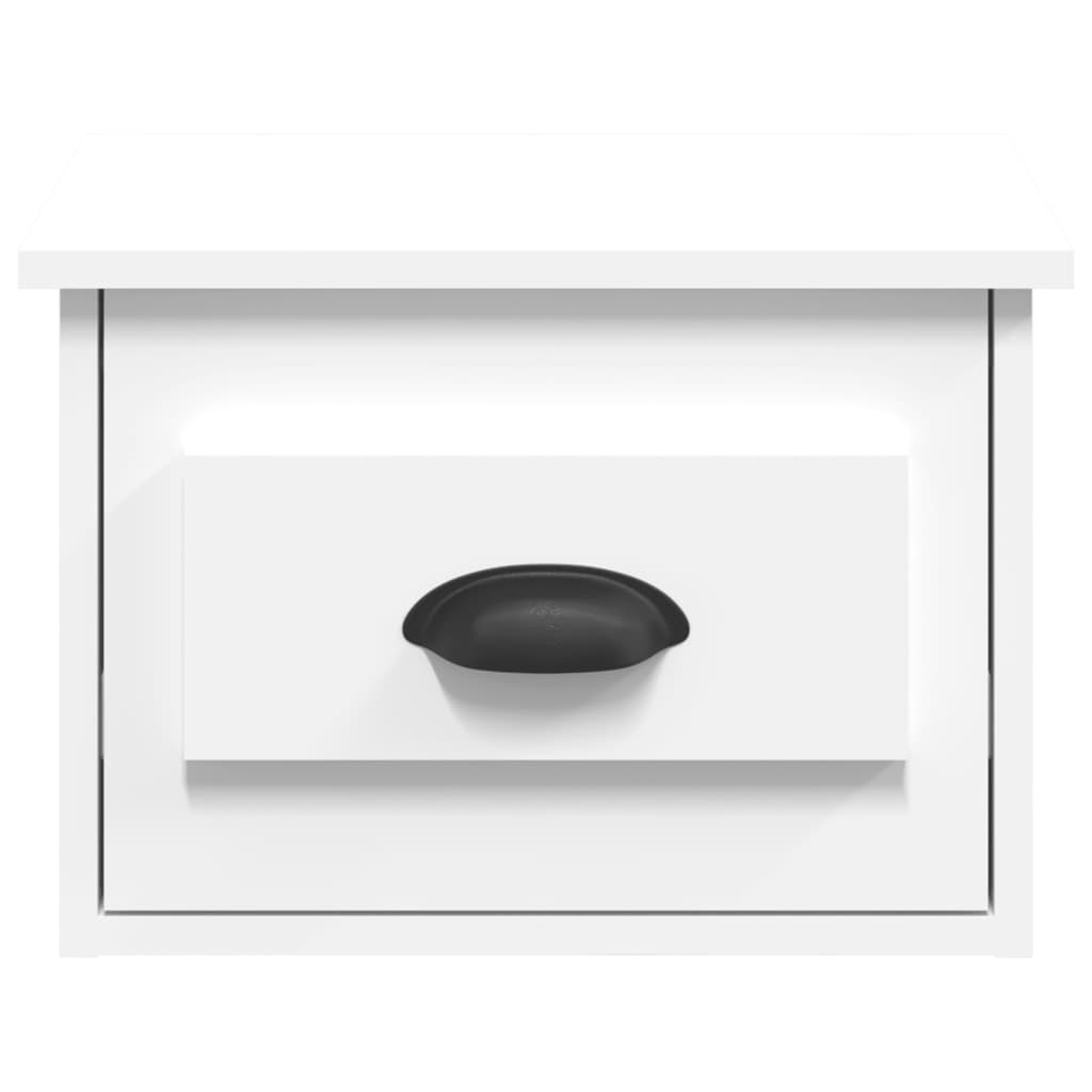 Mesita de noche de pared blanco 41,5x36x28 cm vidaXL