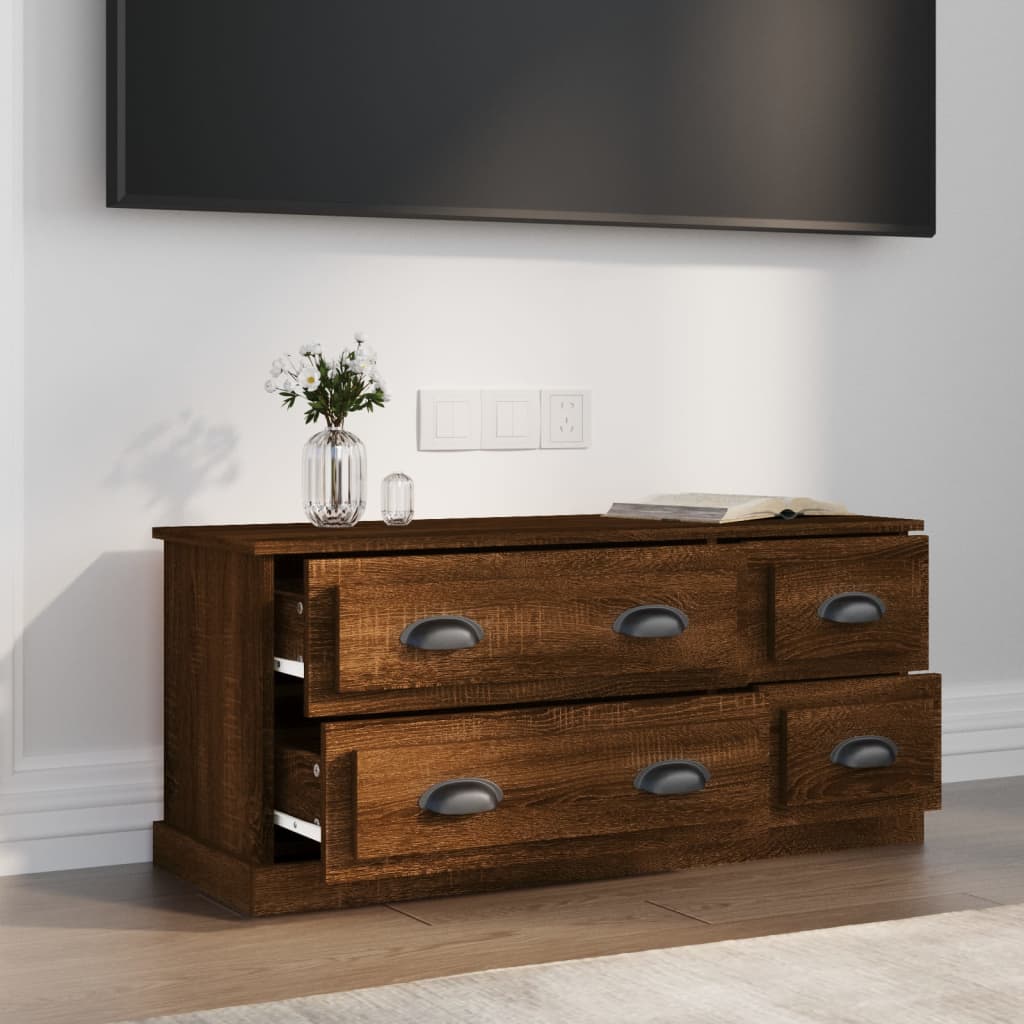 TV furniture Oak Brown 100x35,5x45 cm