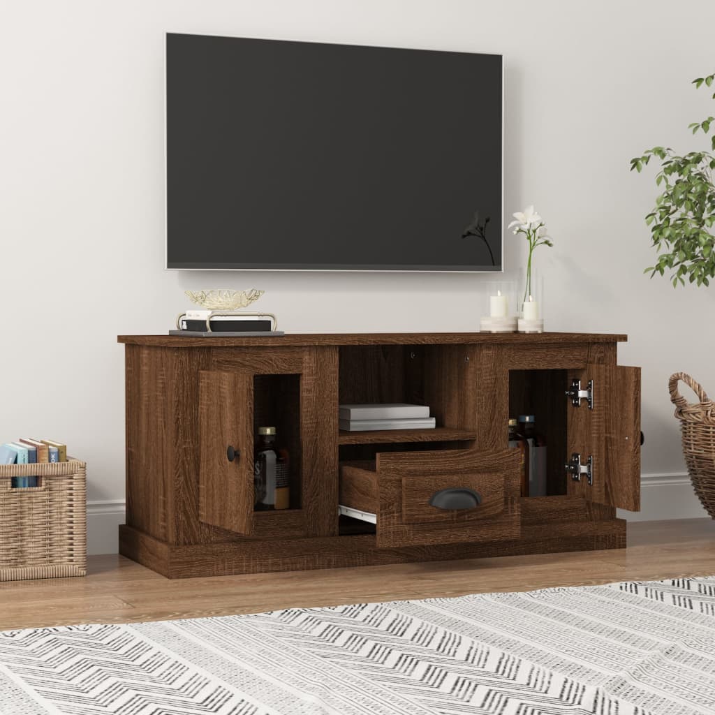 Mobili tv brown legno 100x35,5x45 cm