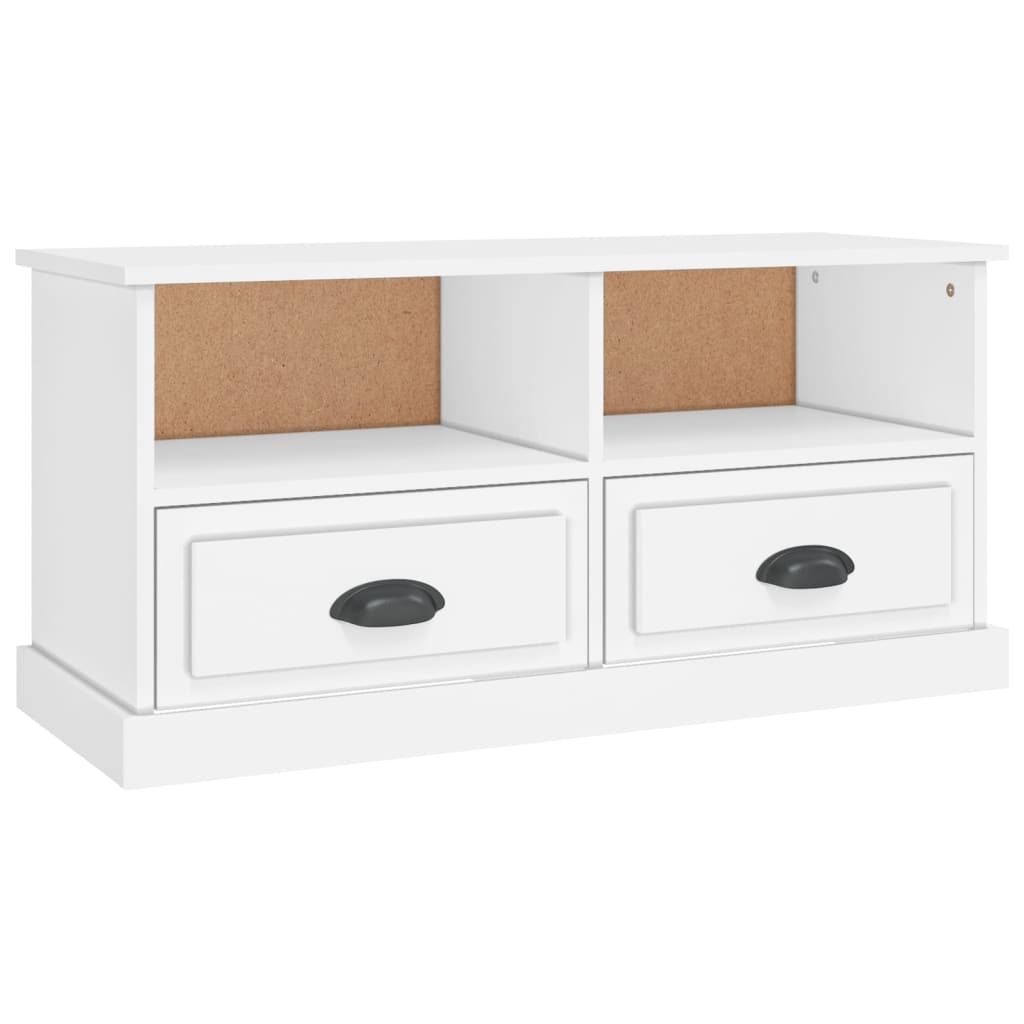 Mueble para TV madera blanco 93x35,5x45 cm vidaXL