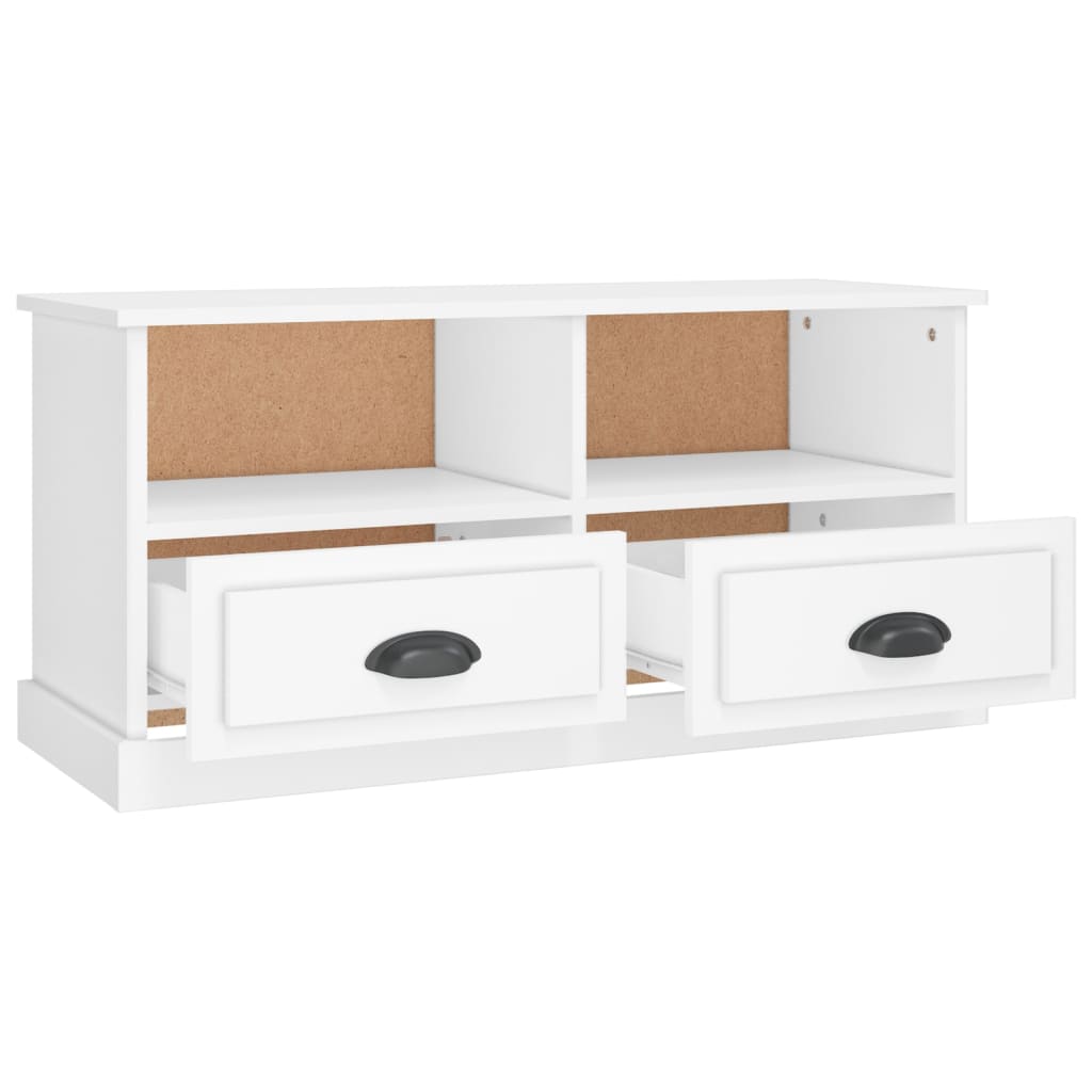 Mueble para TV madera blanco 93x35,5x45 cm vidaXL