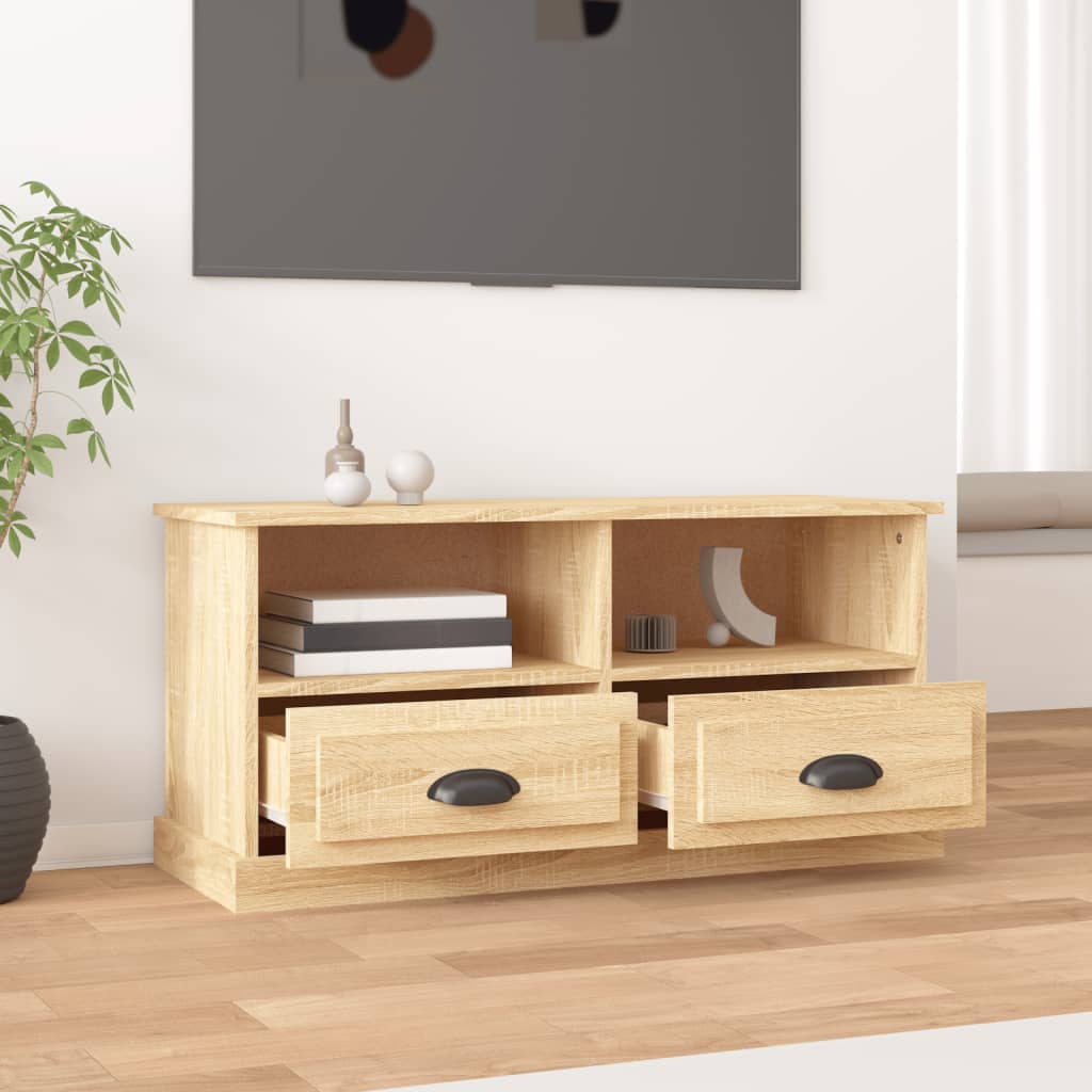 Mueble para TV madera roble Sonoma 93x35,5x45 cm