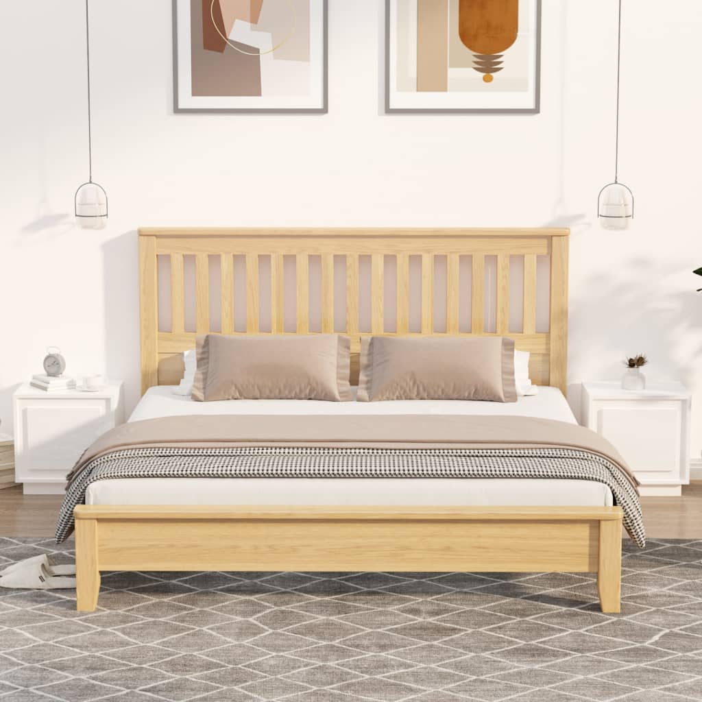 Vetonek Mesitas de noche 2 uds madera blanco brillante 44x35x45 cm