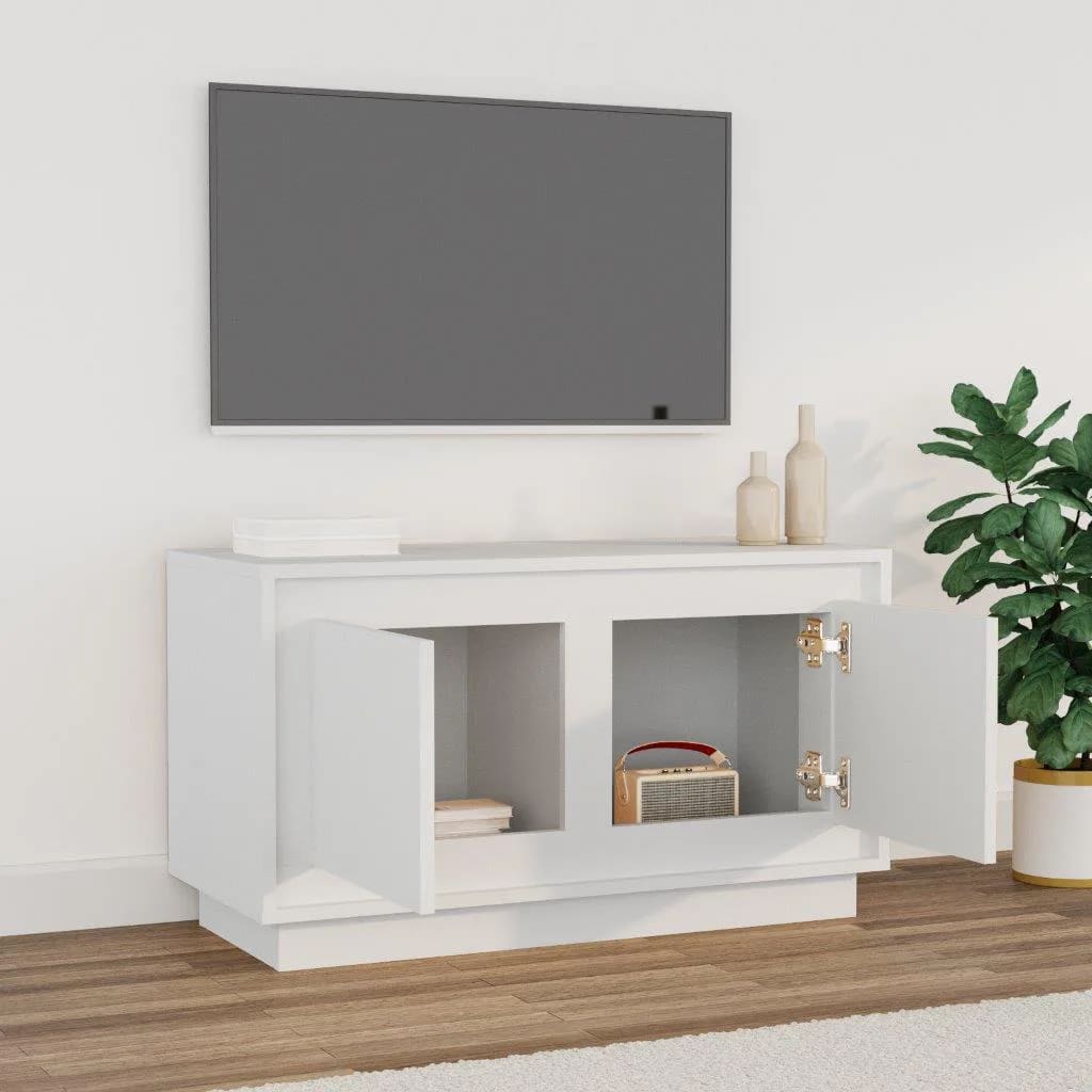 Mueble de TV madera blanco 80x35x45 cm vidaXL