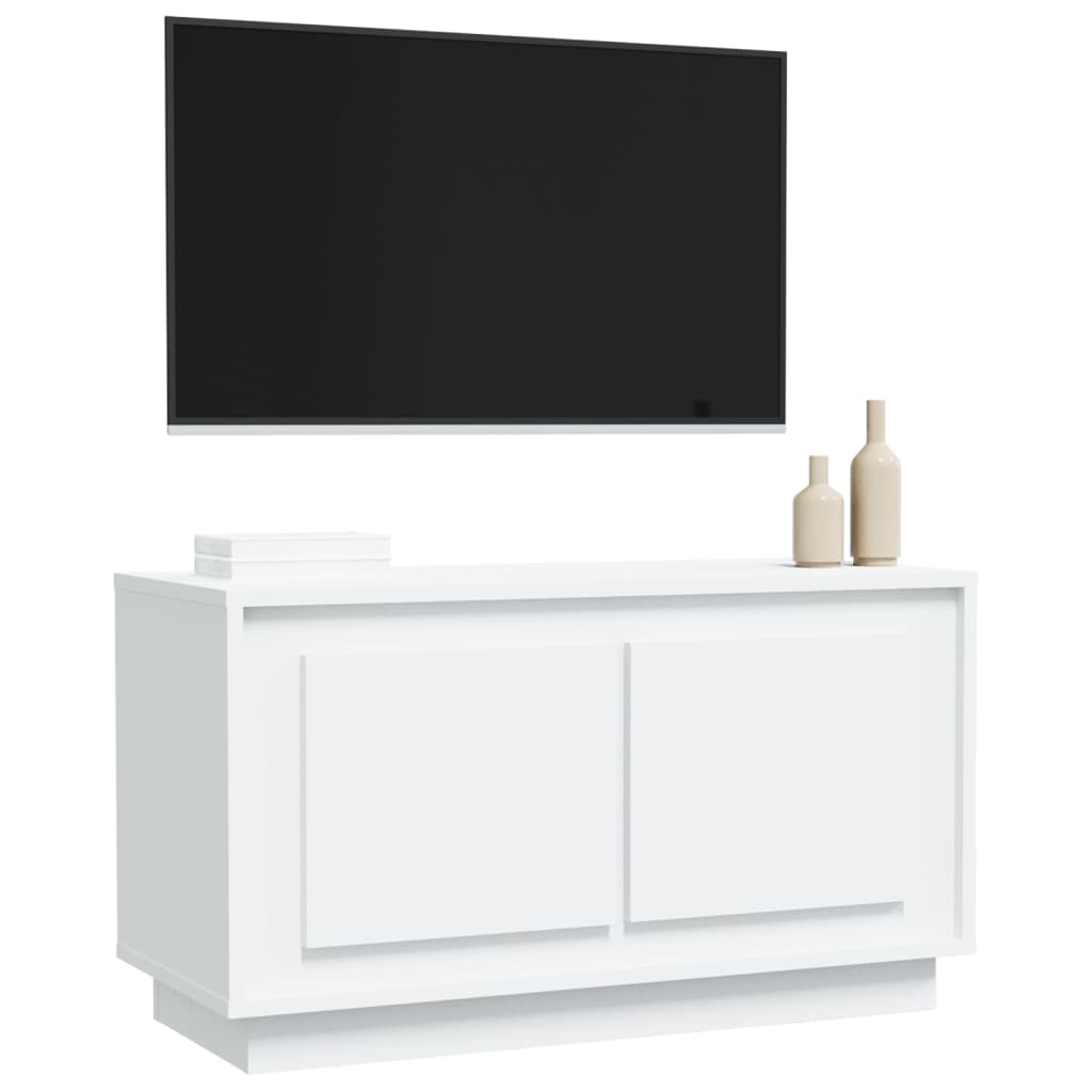 Mueble de TV madera blanco 80x35x45 cm vidaXL