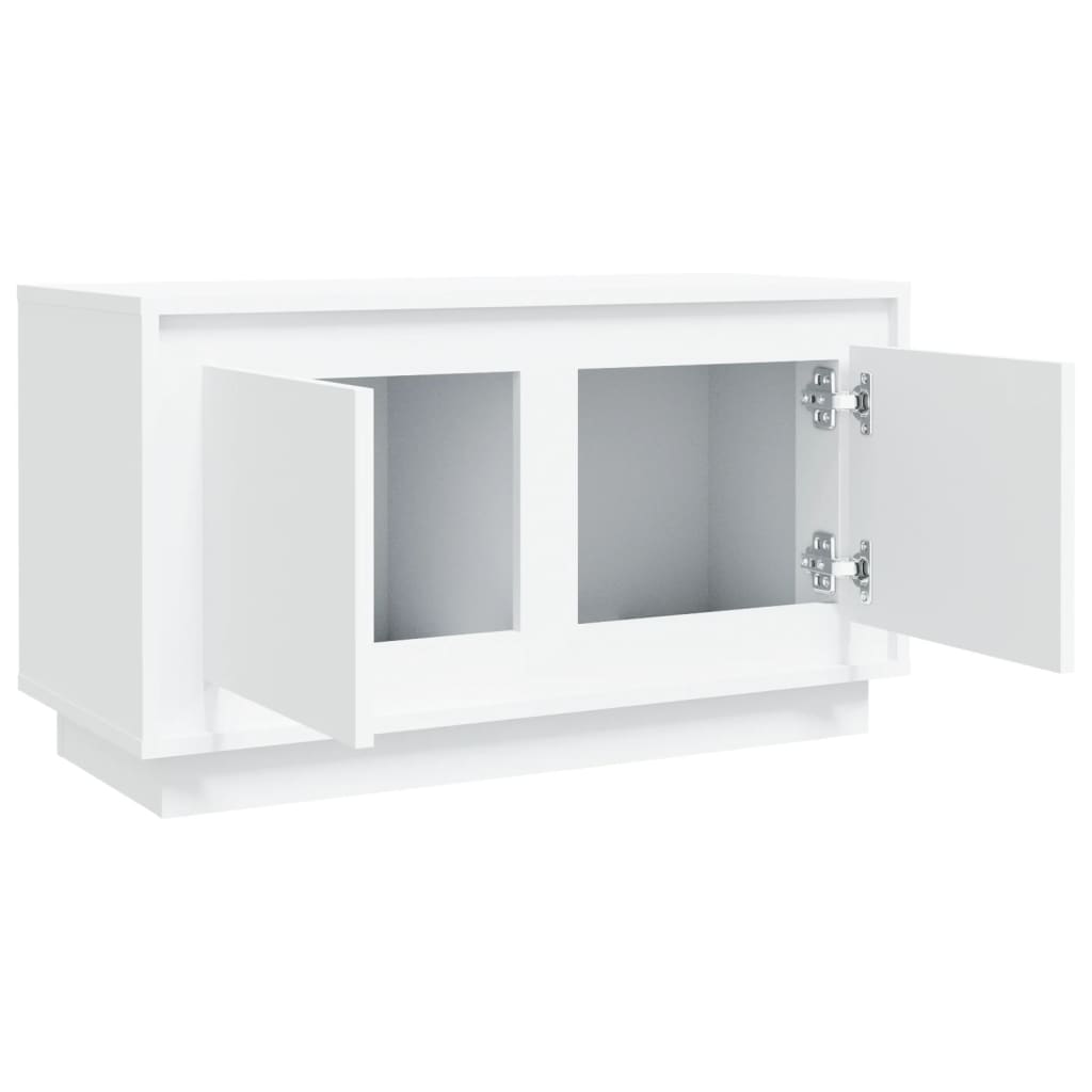 Mueble de TV madera blanco 80x35x45 cm vidaXL