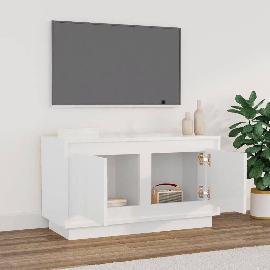 Mobili in tv white legno 80x35x45 cm