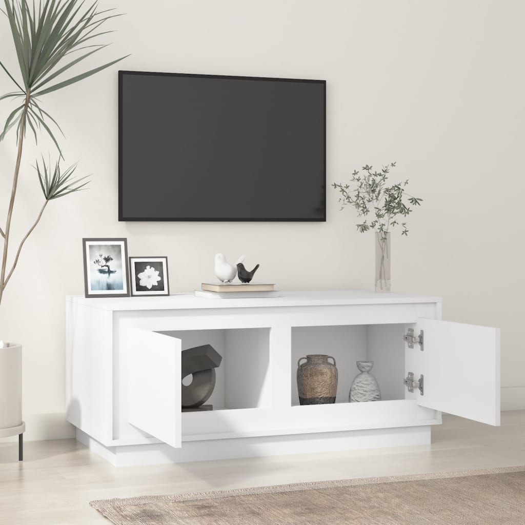 Centro Table White Sperrholz 102x50x44 cm