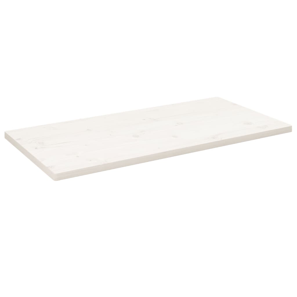 Placa de mesa retangular White Pine Wood 100x50x2.5 cm