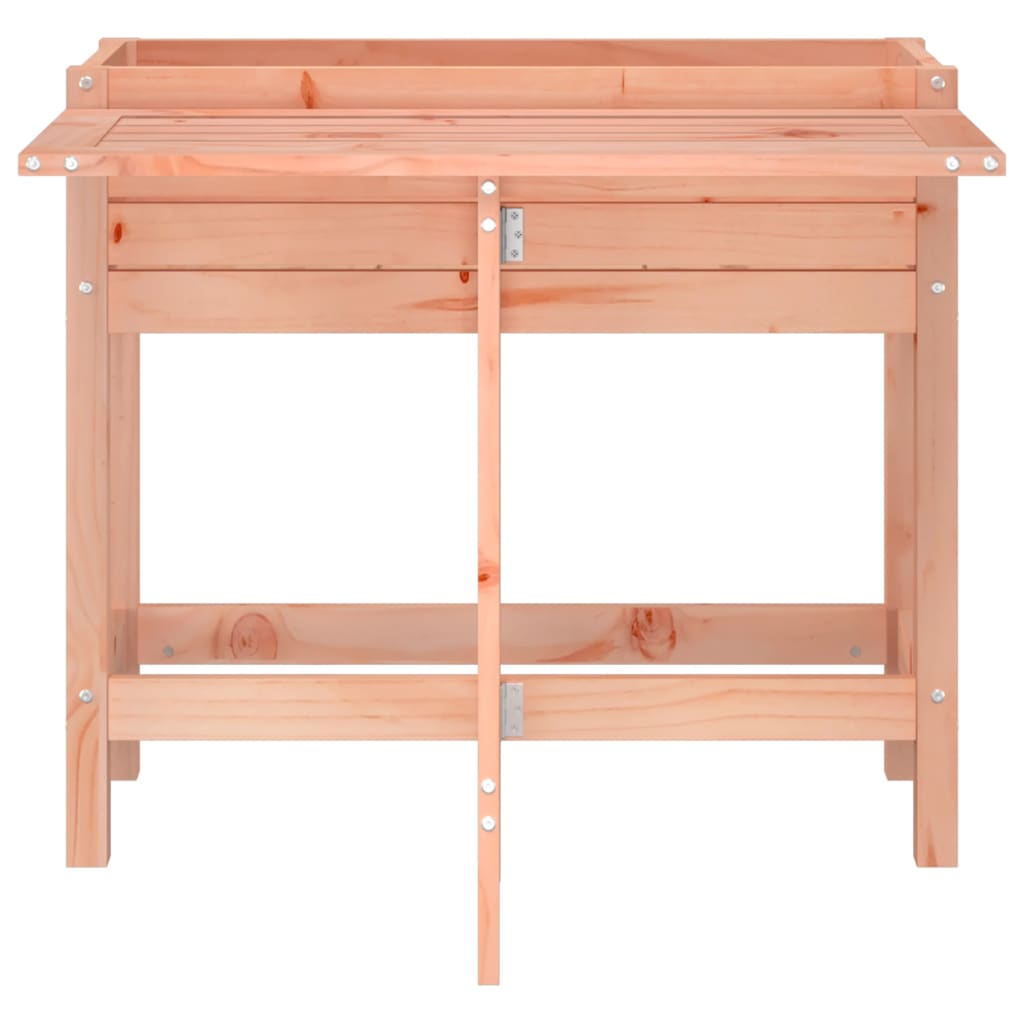 Floreira com tampa dobrável em madeira maciça de pinho douglas v8884 - Vetonek