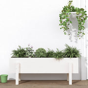 Lit de jardin surélevé en bois de pin blanc massif 101x30x38cm v9386 Vetonek