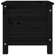 Jardinera madera maciza de pino negro 40x40x39 cm v9959 - Vetonek
