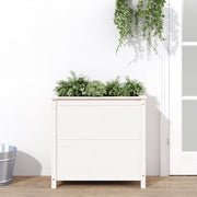 Jardinière en bois de pin blanc massif 82,5x40x78 cm v0221 Vetonek