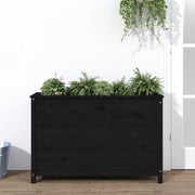 Lit de jardin surélevé en bois de pin noir 119,5x40x78 cm v0313 Vetonek