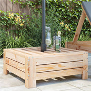 Cubierta para base de sombrilla madera maciza de pino v0634 Vetonek