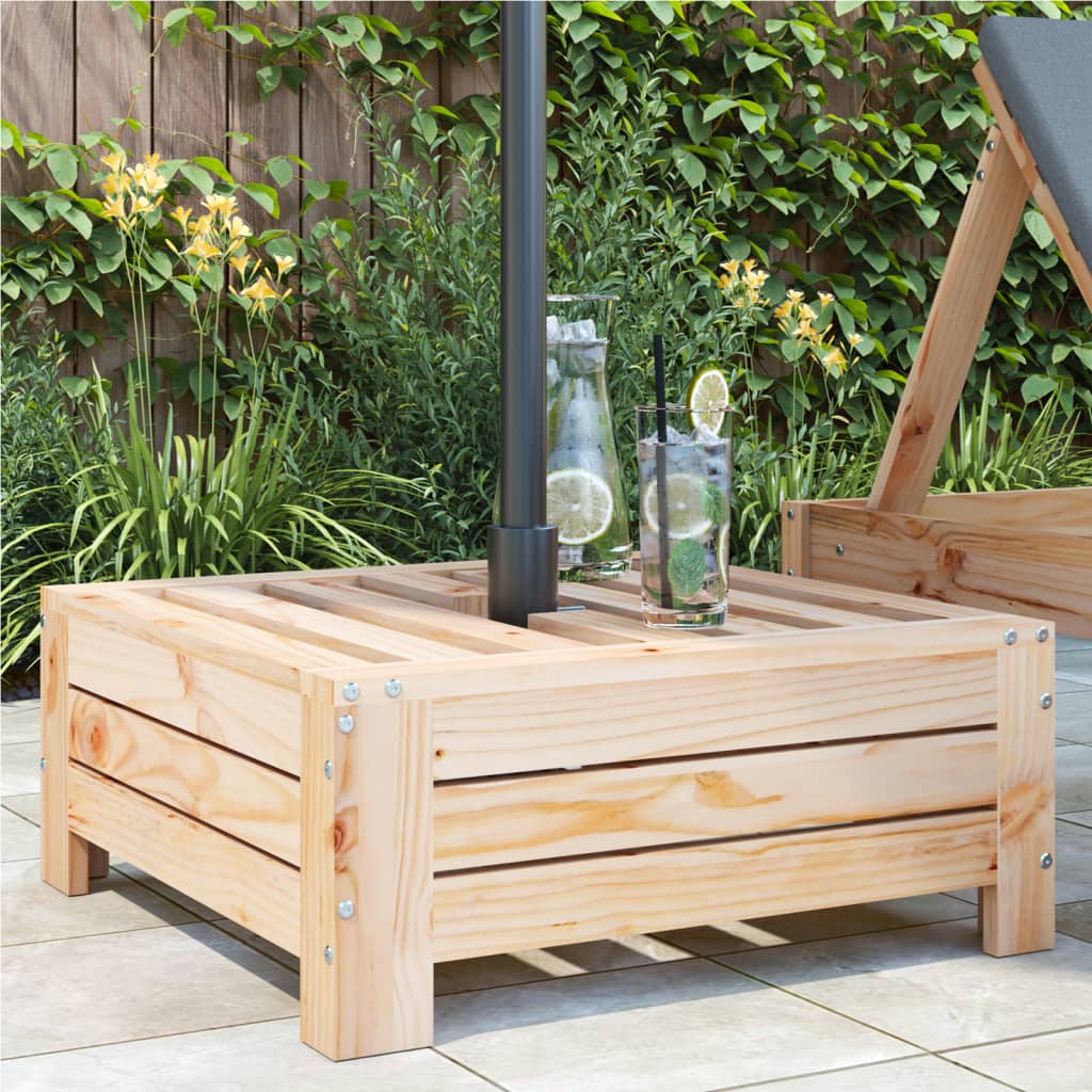 Cubierta para base de sombrilla madera maciza de pino v0634 Vetonek