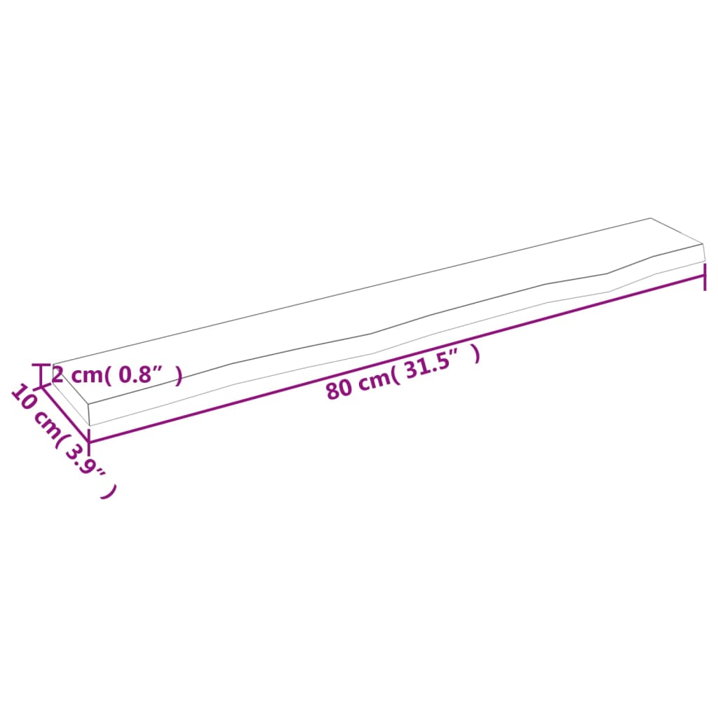 Haritz horma harresia 80x10x2cm itun marroia