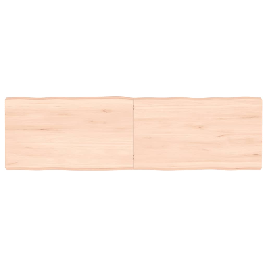 Tablero de mesa madera maciza borde natural 140x40x(2-6) cm vidaXL