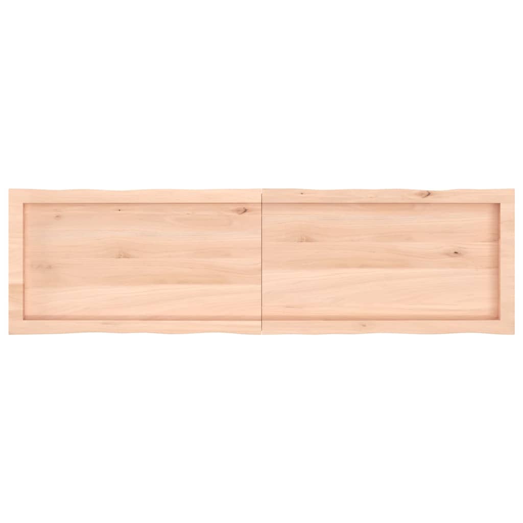 Tablero de mesa madera maciza borde natural 140x40x(2-6) cm vidaXL