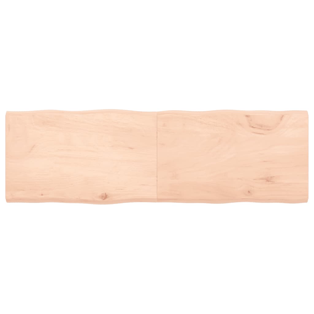 Tablero de mesa madera maciza borde natural 160x50x(2-4) cm vidaXL