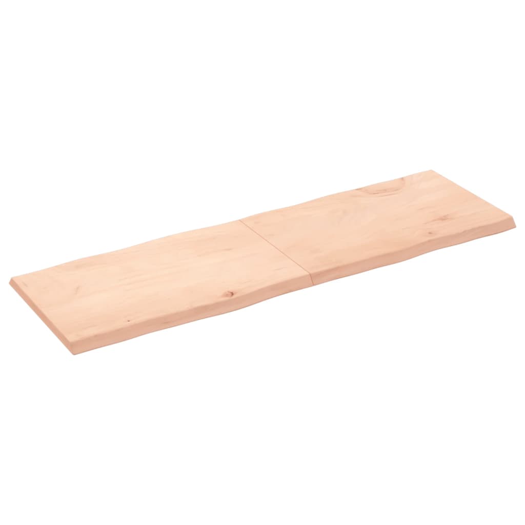 Tablero de mesa madera maciza borde natural 160x50x(2-4) cm vidaXL