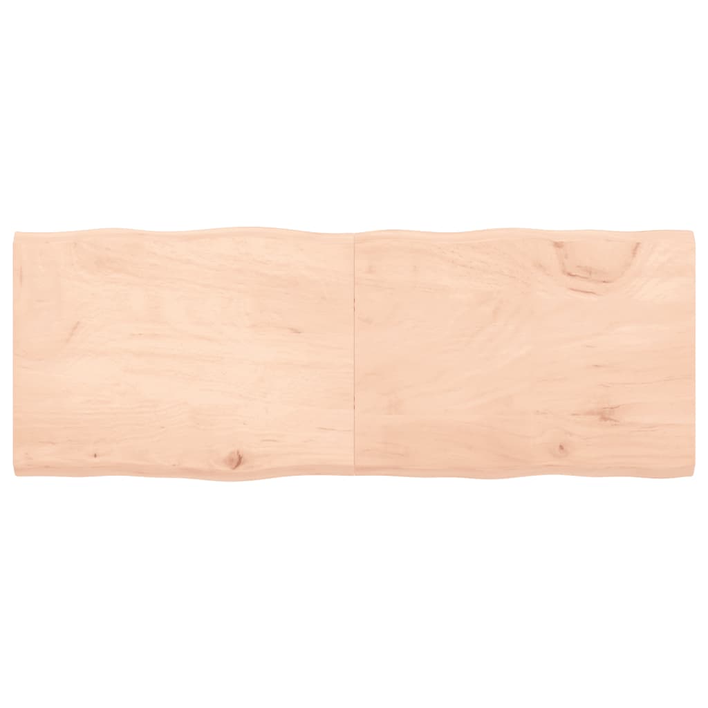 Tablero de mesa madera maciza borde natural 160x60x(2-4) cm vidaXL