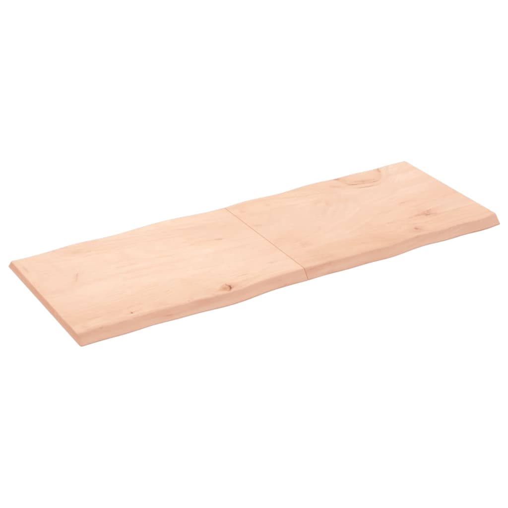 Tablero de mesa madera maciza borde natural 160x60x(2-4) cm vidaXL