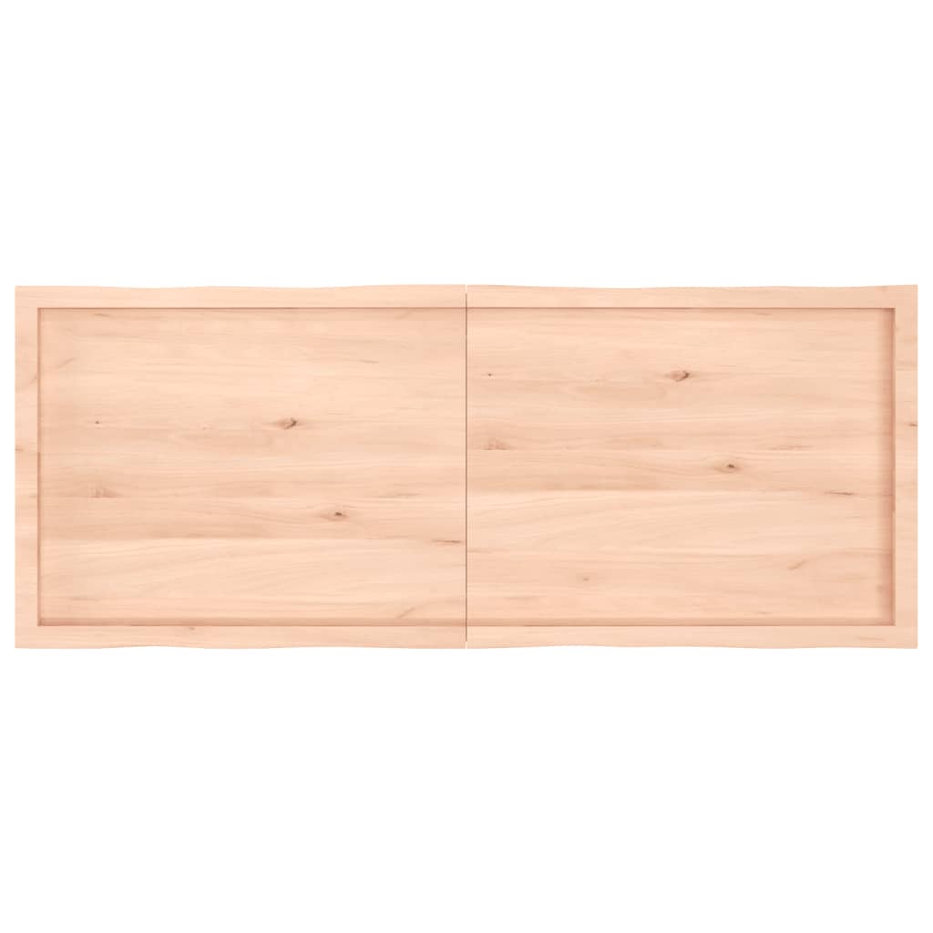 Tablero de mesa madera maciza borde natural 160x60x(2-4) cm vidaXL