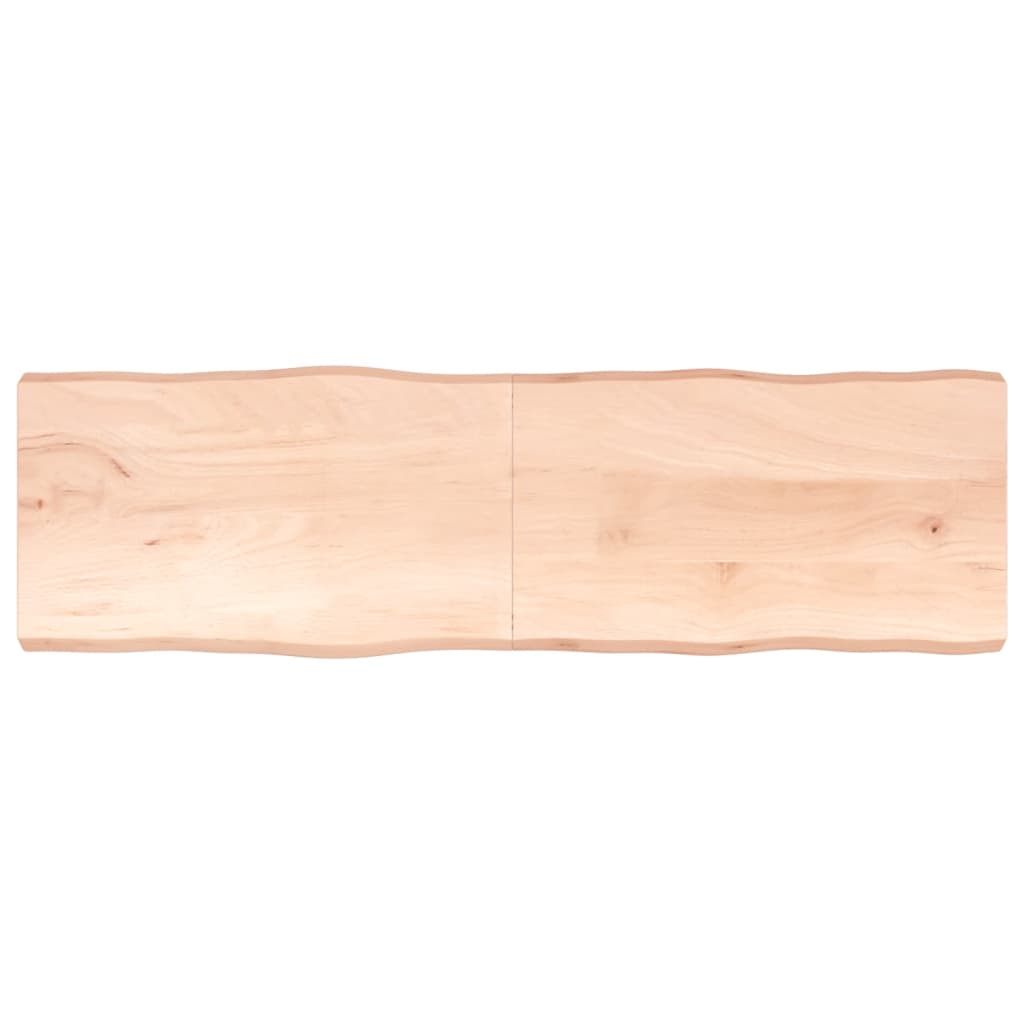 Tablero de mesa madera maciza borde natural 200x60x(2-6) cm vidaXL