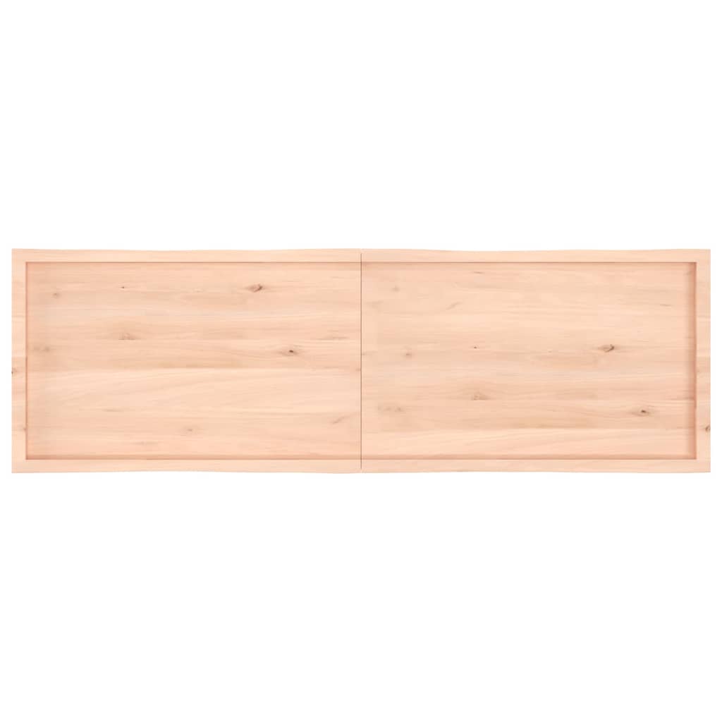 Tablero de mesa madera maciza borde natural 200x60x(2-6) cm vidaXL