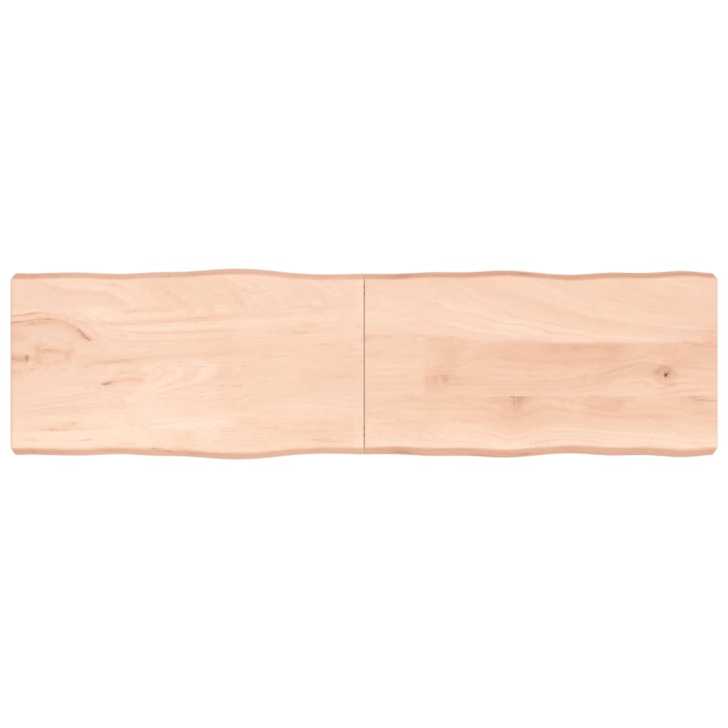 Tablero de mesa madera maciza borde natural 220x60x(2-6) cm vidaXL