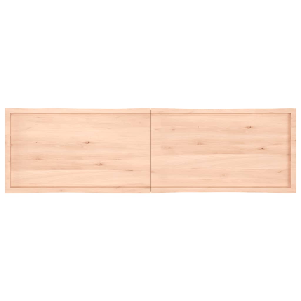 Tablero de mesa madera maciza borde natural 220x60x(2-6) cm vidaXL