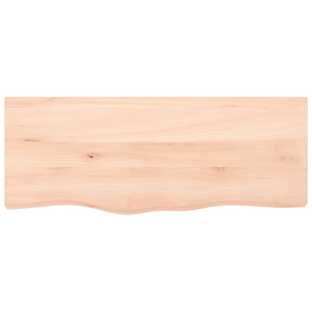 Tablero de mesa madera maciza roble sin tratar 100x40x(2-4) cm vidaXL