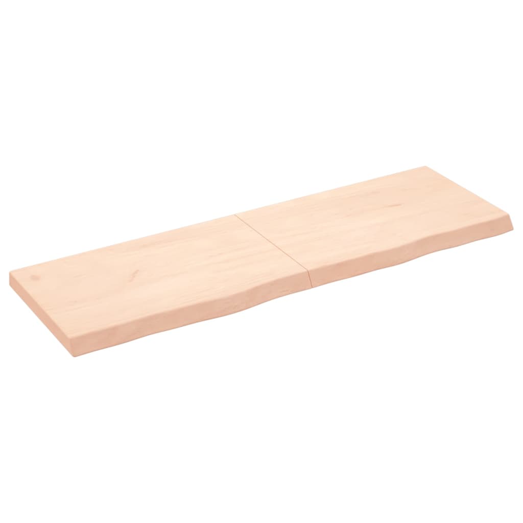 Tablero de mesa madera maciza roble sin tratar 160x50x(2-6) cm vidaXL