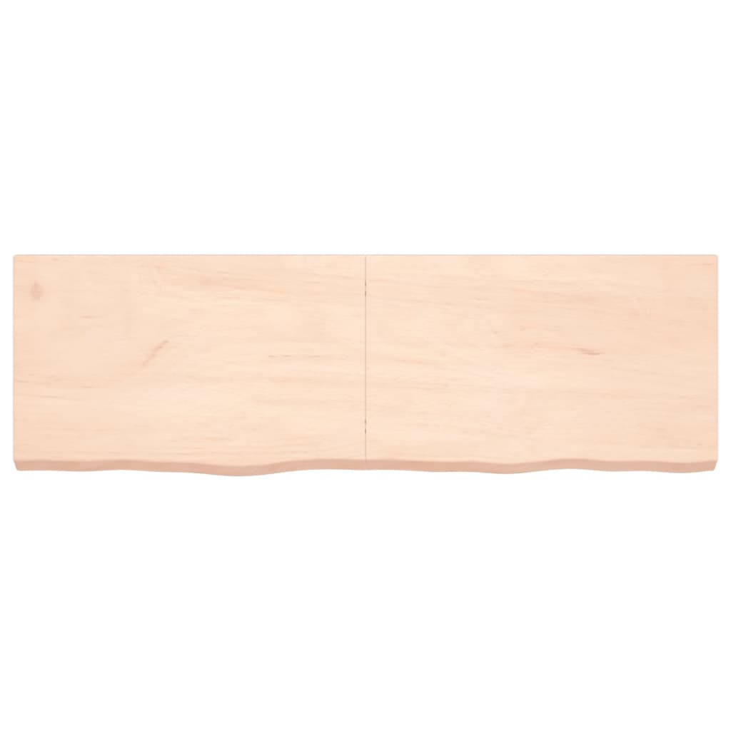 Tablero de mesa madera maciza roble sin tratar 160x50x(2-6) cm vidaXL