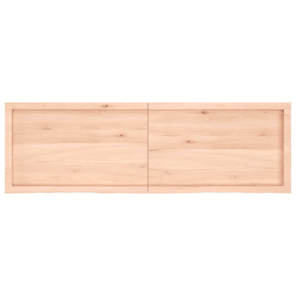 Tablero de mesa madera maciza roble sin tratar 160x50x(2-6) cm vidaXL