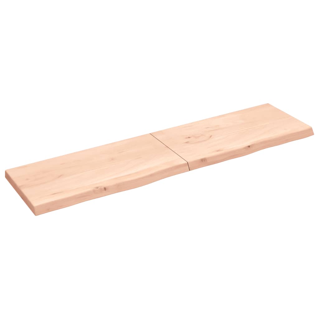 Tablero de mesa madera maciza roble sin tratar 200x50x(2-6) cm vidaXL