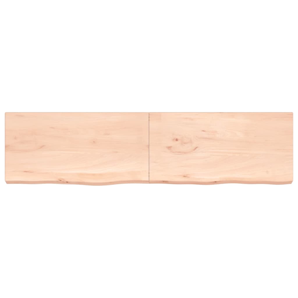 Tablero de mesa madera maciza roble sin tratar 200x50x(2-6) cm vidaXL