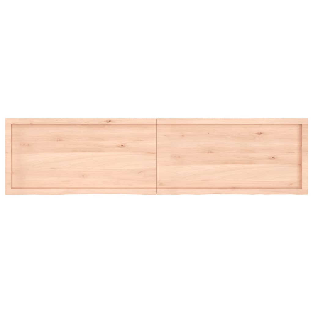 Tablero de mesa madera maciza roble sin tratar 200x50x(2-6) cm vidaXL