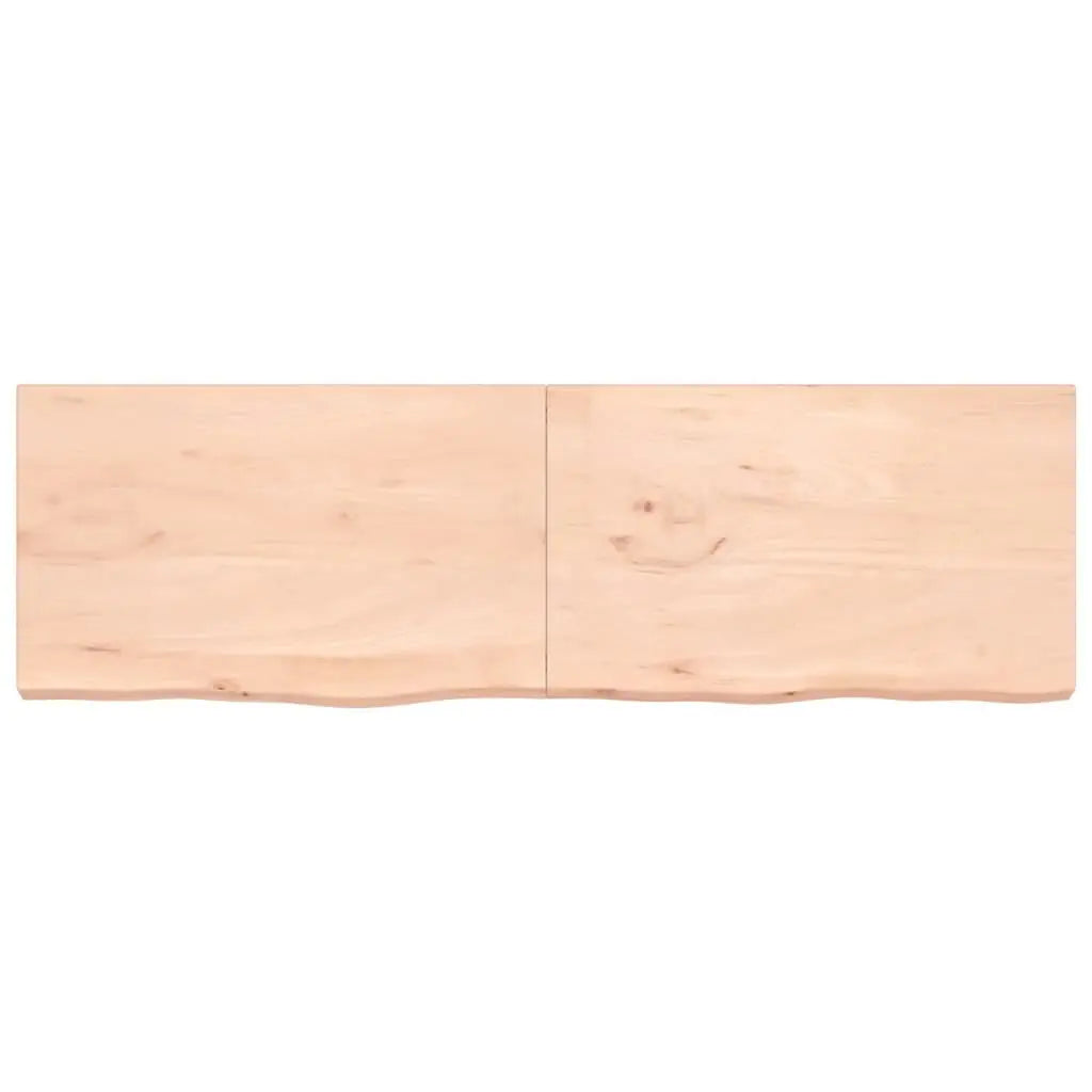 Tablero de mesa madera maciza roble sin tratar 200x60x(2-6) cm Vetonek