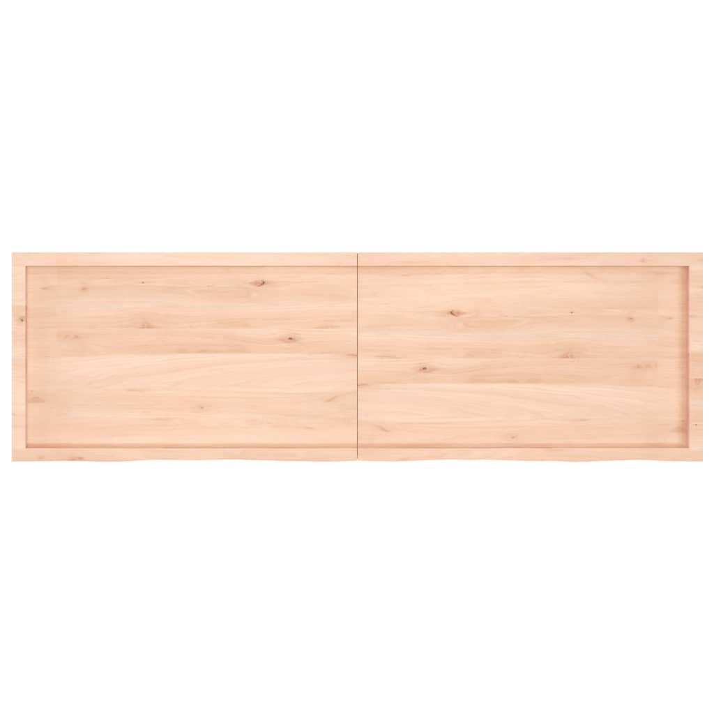 Tablero de mesa madera maciza roble sin tratar 200x60x(2-6) cm vidaXL