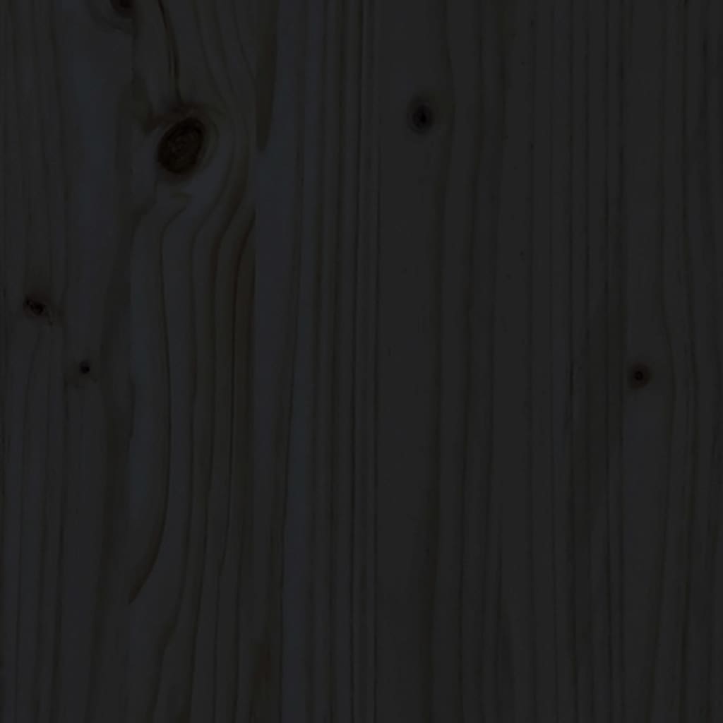 Juego de muebles de jardín 4 pzas madera maciza de pino negro v4585 Vetonek