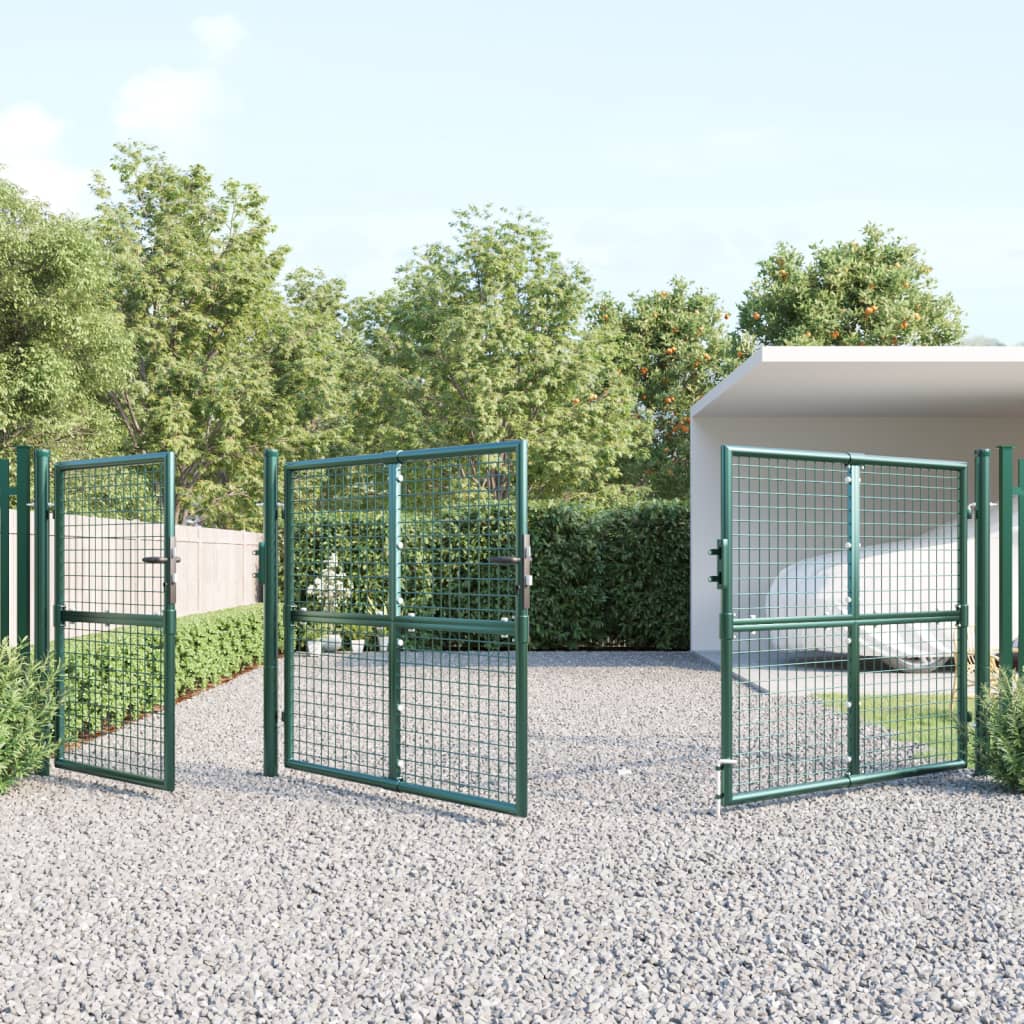 Porta de jardim de aço galvanizada de jardim 400x175 cm