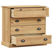 Cómoda VIGO madera maciza pino 80x40x76 cm V5742 Vetonek