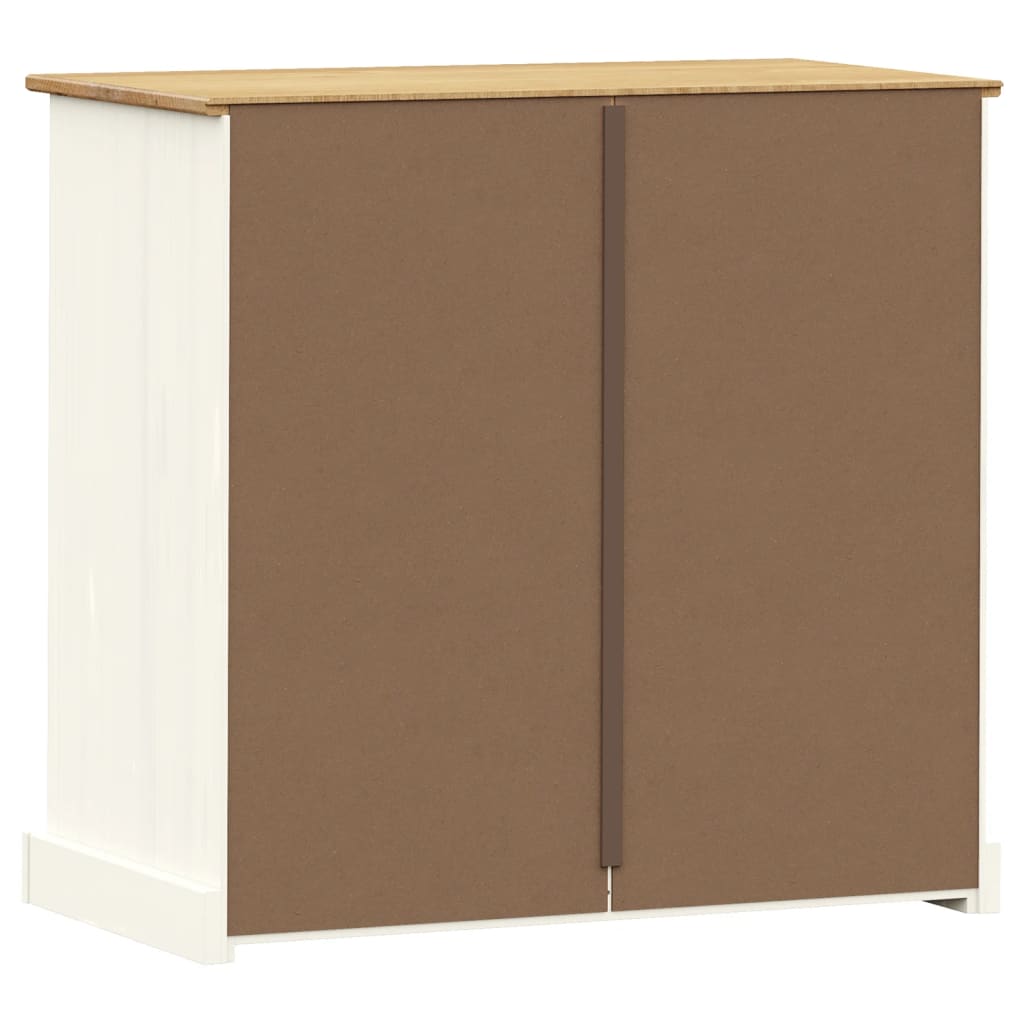 Cómoda VIGO madera maciza pino blanco 80x40x76 cm V5759 Vetonek