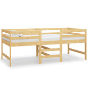 Vetonek Estructura de cama sin colchón madera maciza de pino 90x200 cm